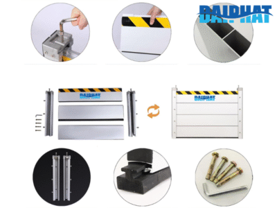 Cấu tạo cửa chống ngập tháo lắp bằng tay