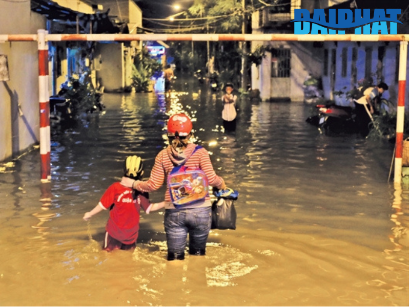 Ngập Lụt Tại Nhà Bè